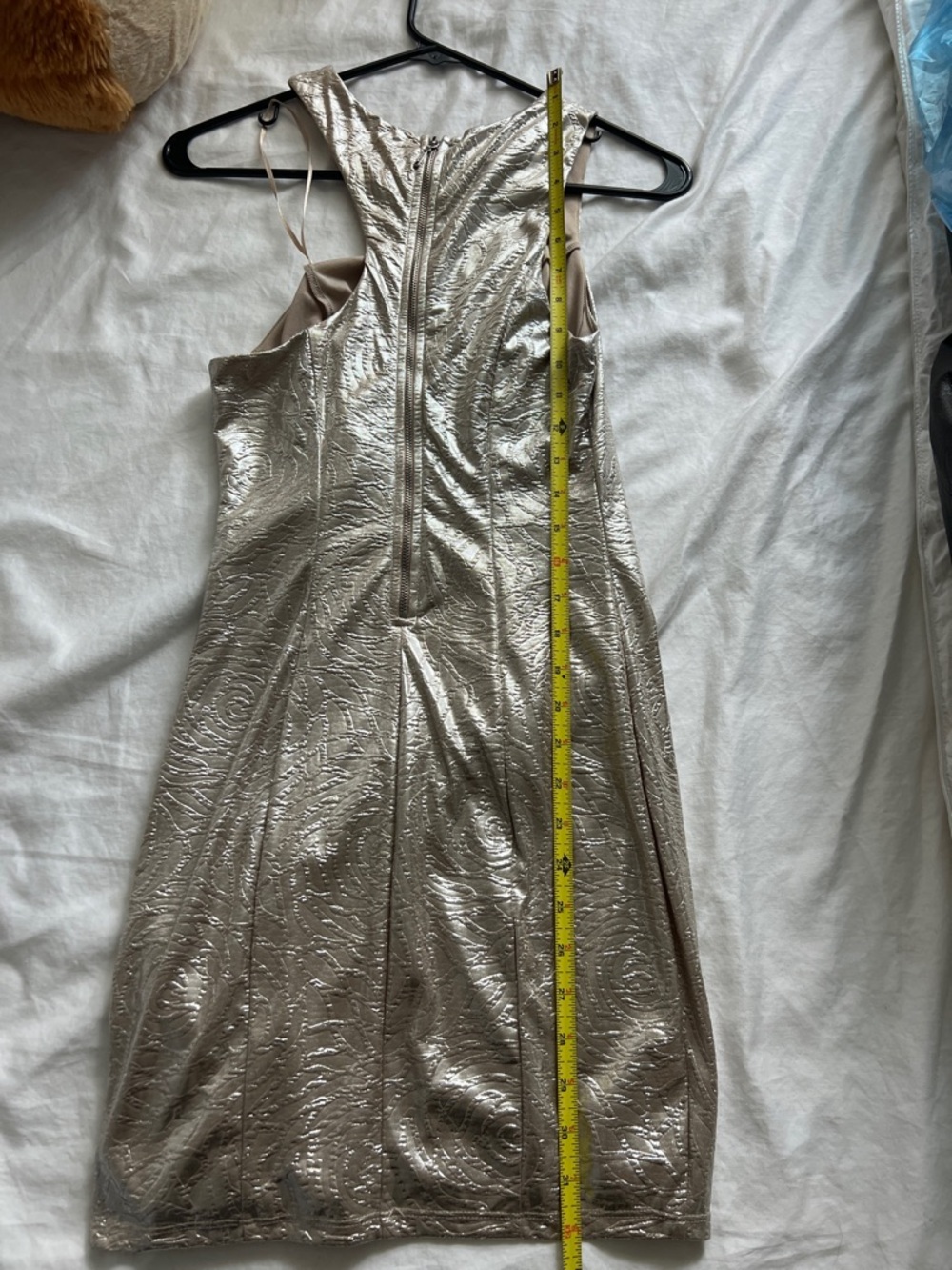 Guess Gold Bodycon Dress - Picture 3 of 6